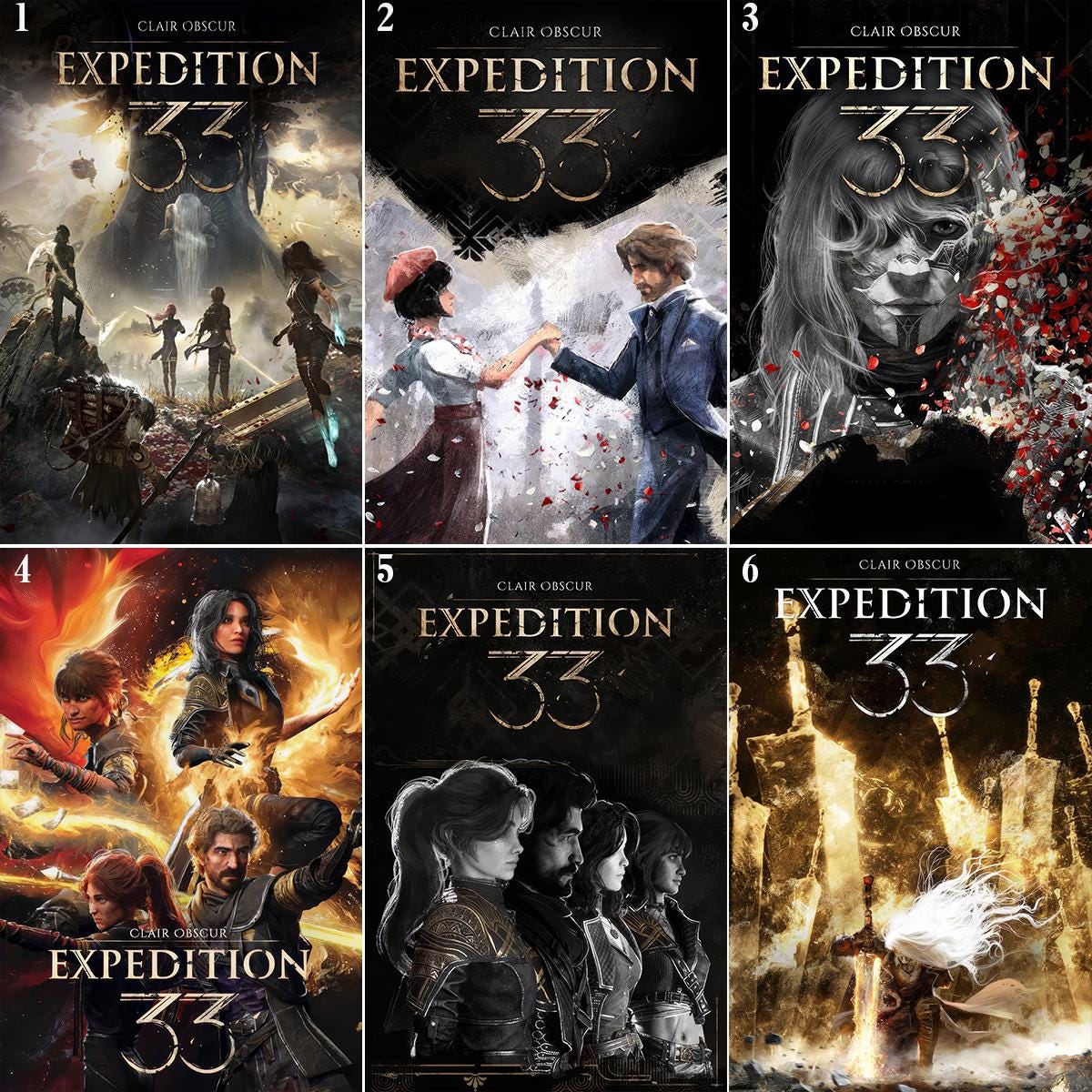 Clair Obscur Expedition Leinwandposter 30x45cm - Landschaftsdeko Für Wand