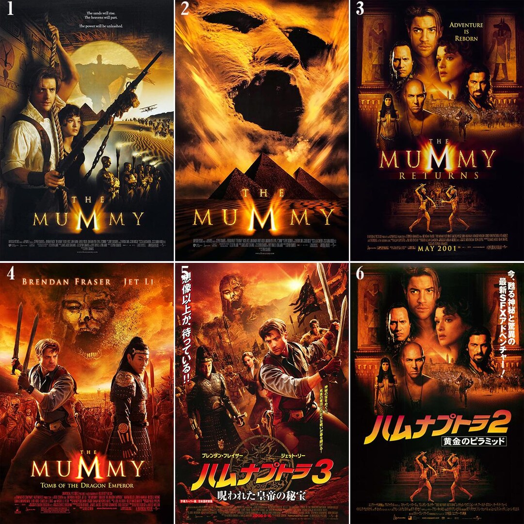 The Mummy Version 1 - 3 Movie Poster ,canvas Posters,high Quality Print ...