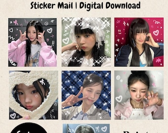 Illit Kpop Stickers: Printable Digital Download
