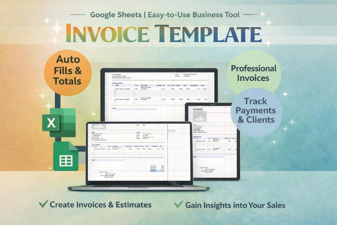 Invoice Template Google Sheets – Automated Freelance Billing ...