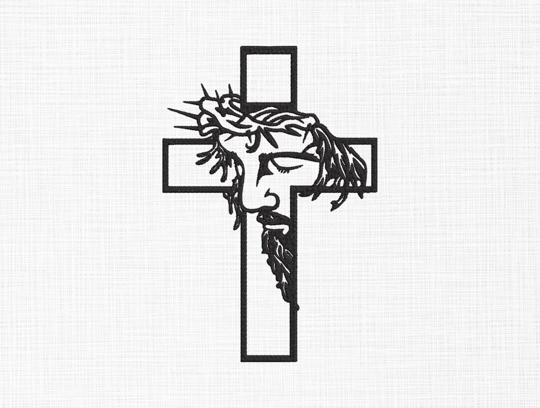 Holy Cross Embroidery Design: Christian Machine Embroidery (5 Sizes ...