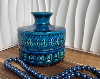 BITOSSI FLAVIA セラミック花瓶 リミニ ブルー、アルド ロンディ