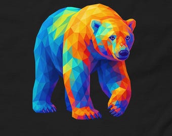 Polar Bear Graphic T-Shirt: Funny Animal Tee, Bold Streetwear