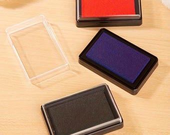Inkless Baby Handprint Footprint Kit – Newborn Keepsake Memory – Set of 3; Black, Blue & Red