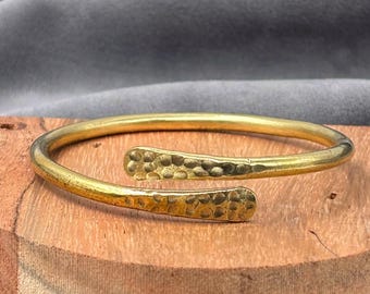 Vintage Style Brass Cuff Bangle, Wide Adjustable Bracelet - Etsy