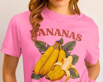 Banana Shirt Women Party Night Bachelorette Outfit Naughty Gift Flirty Present Cheeky Tee