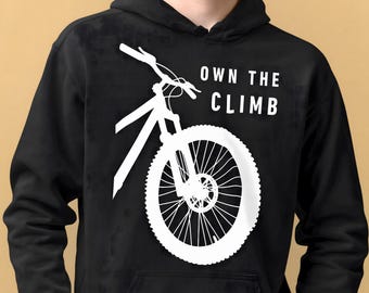Hoodie for Bikers Sweatshirt MTB Cyclist Gift Papa Mountain Bike Husband Fathers Day