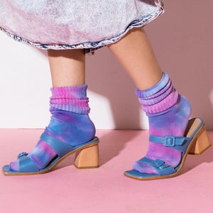 Grape Fizzes cotton Tie Dye Socks