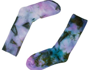 SeaFoam Tie Dye Socks Made from soft Cotton