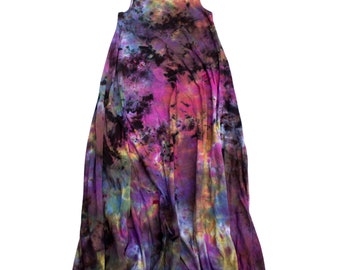 Ethereal Embrace: Sunset Gradients and Starry Night Motifs in a Dream-Weaver Maxi Dress