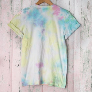 Unicorn Pastel Hand Made Tie Dye T-shirt Crop - Etsy