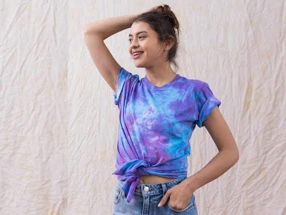 Tee shirt violet pastel new arrivals