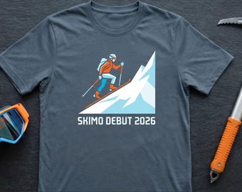 Ski Mountaineering 2026 Debut Shirt, SkiMo Winter Sports Tee, Milano Cortina Commemorative Gift, Mountain Athlete Shirt, Skier Unisex Top