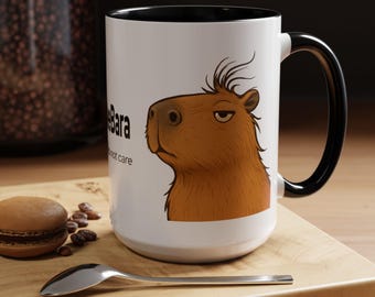 CoffeeBara Capybara Ceramic Mug – Funny Animal Lover Drinkware