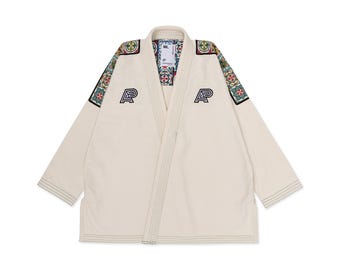 Albino and Preto BJJ Gi: Unbleached Pearl-Weave Kimono for Jiu-Jitsu