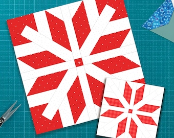 Modello per quilt Bright Star, FPP Star (download PDF)