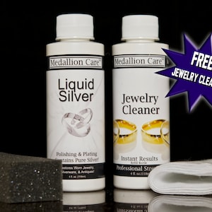 Silver Plating Solution (ET1) and FREE Jewelry Cleaner