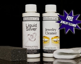 Silver Plating Solution (ET1) and FREE Jewelry Cleaner