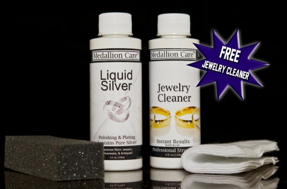 Silver Plating Solution ET1 and FREE Jewelry Cleaner 