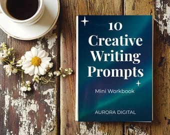 10 Creative Writing Prompts | Mini Workbook PDF | Instant Download Journal Pages