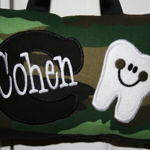 Tooth Fairy Pillow Boy Personalized Camouflage Camo