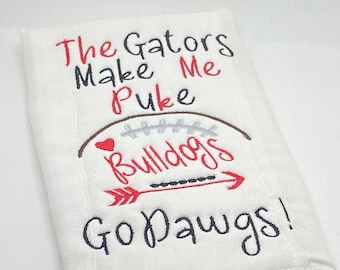 Paño eructador para bebé de Georgia Bulldogs