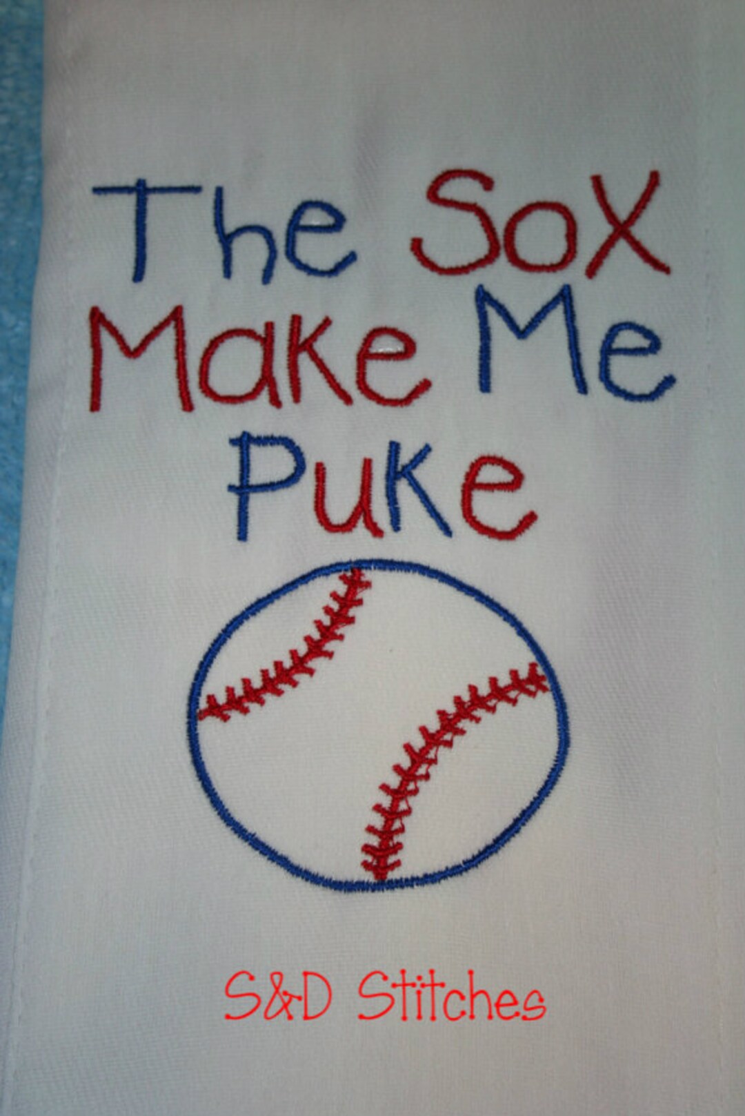 Chicago Cubs Baby Burp Cloth Personalized Baby Gift White Sox Etsy