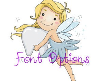 Opciones de fuentes para almohadas Tooth Fairy - Listado 2 de 4