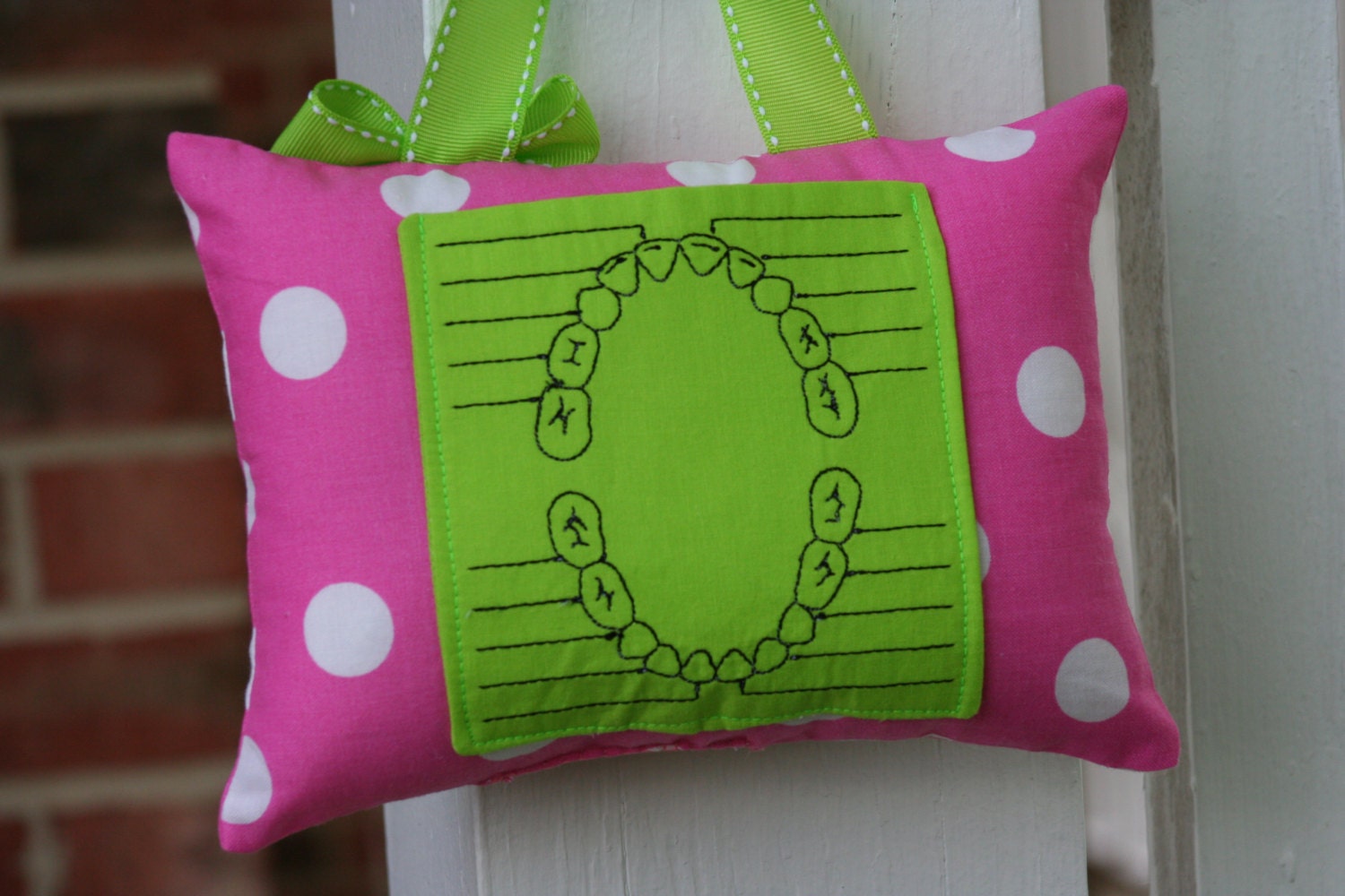 Tooth Fairy Pillow for Girls Personalized Boutique Custom Made Etsy