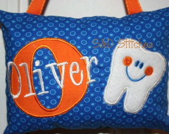 Tooth Fairy Pillow for Boys Personalized