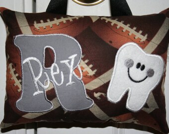Personalized Tooth Fairy Pillow Football - Sports Custom Made