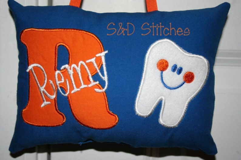 Tooth fairy pillow for boys personalized etsy