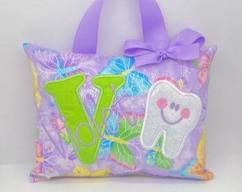 Tooth Fairy Pillow for Girls Personalized