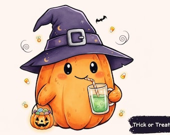 Süßer Geist als Png, Halloween Png, Kaffee Png, Halloween T-Shirt-Design Png, Bougie Geist, Aufkleber PNG, Becher PNG, Nur digitale Downloads