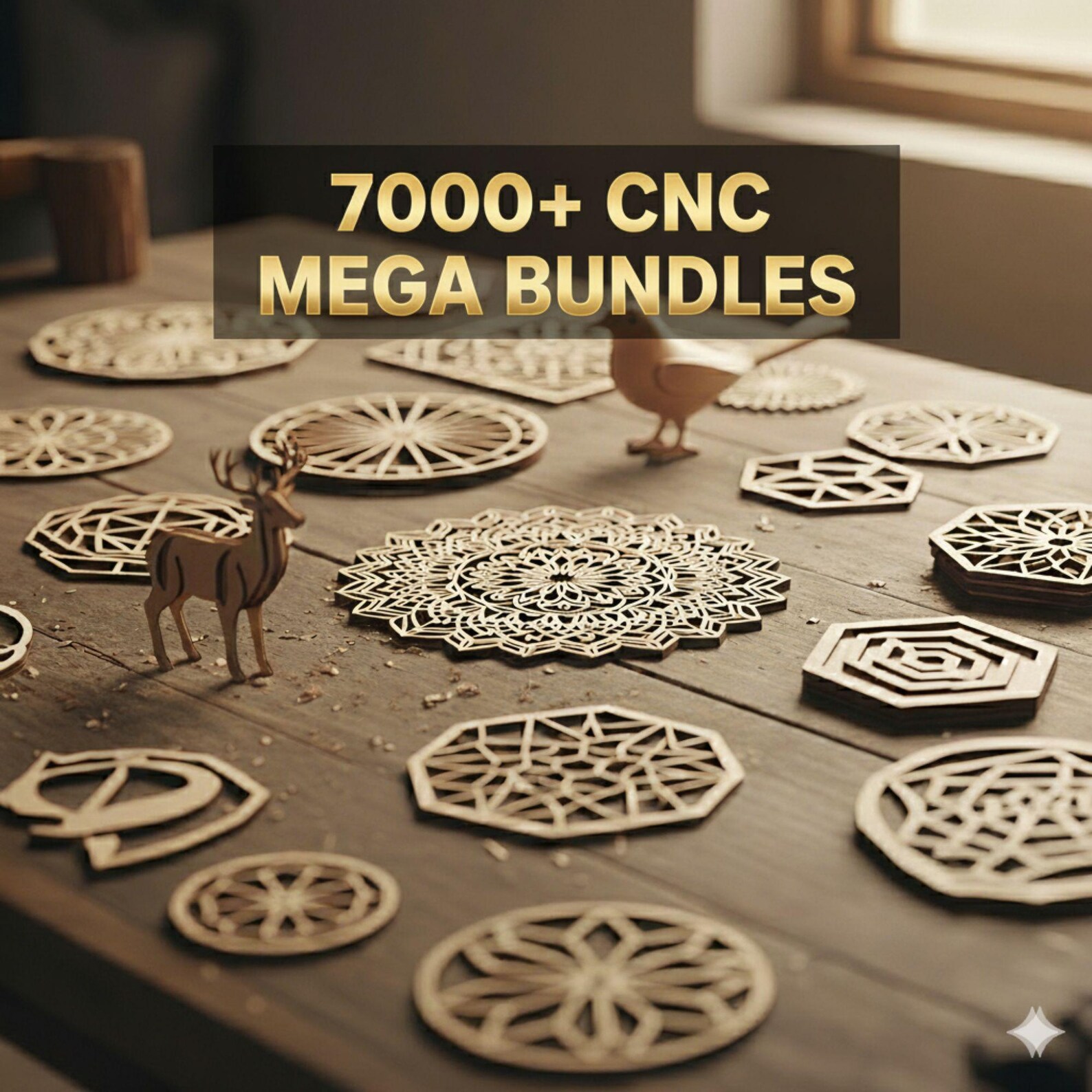 6000+ CNC MEGA Files for Router Machines, Cnc Router STL Mega Pack Cnc ...