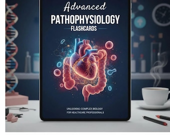 100+ Advanced Pathophysiology Flashcards Bundle, Pathophysiology Bundle with Flashcards, Pathophysiology Guide, Nursing Notes, Digital PDF