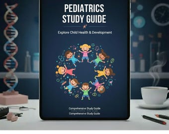 Przewodnik do nauki pediatrii z fiszkami, notatki ze szkoły pielęgniarskiej, pielęgniarstwo pediatryczne, notatki medyczne, notatki z nauki pielęgniarstwa, wydanie 2025-26