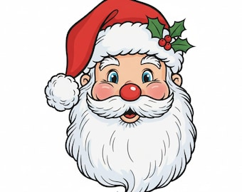 Christmas Png Santa Claus Png, Preppy Xmas Design, Girly Christmas Png, Christmas Tree PNG, Christmas Gifts, Retro Christmas Png,