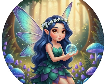 Whimsical Tulip Fairy Collection 10 Enchanted Garden PNGs | Magical Blossom Wings  Spring Florals for Nursery Decor | Commercial Use