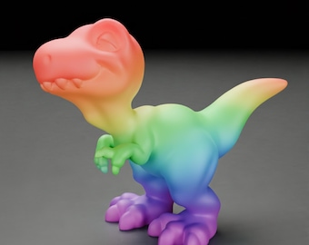 Nautical Theme 3D Flexible Articulated Dinosaur Cartoon 3D Model STL Dinosaur 3D printable file Dinosaur Toy for Kids, Satisfying fidget toy