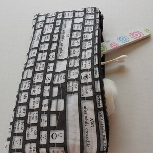 Text keyboard Zipper Bag-Free Shipping to US and Canada image 4