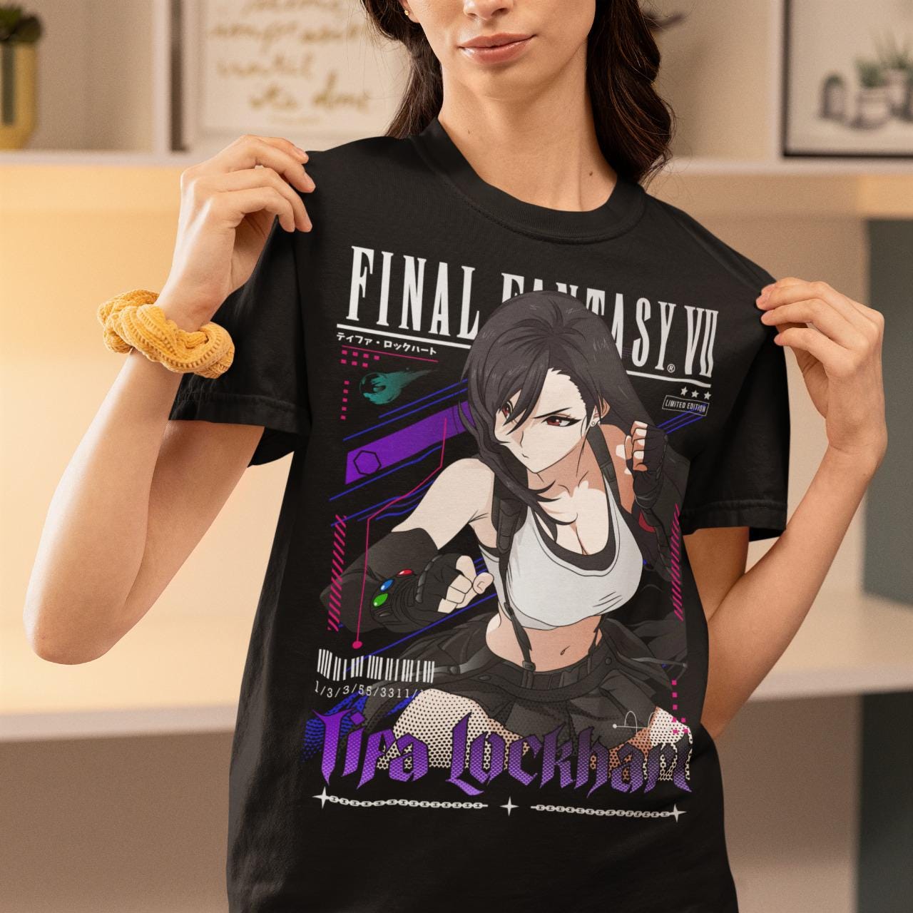FINAL FANTASY VII ファイナルファンタジー7ティファ Tシャツ Final Fantasy 7 T Shirt Tifa - Etsy