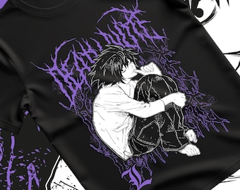 Uniseks T-shirt animeliefhebbers, grafisch mangashirt, Japans anime-cadeau, leuk anime-T-shirt, Otaku-shirt, anime-shirt cadeau - zwaar katoen uniseks