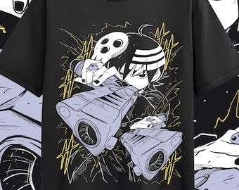 ソウルイーター アニメTシャツ：デス・ザ・キッド、ユニセックス