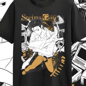 Steins Gate T-shirt Kurisu Makise Girl Kawaii Waifu Anime T-shirt Alla storlekar