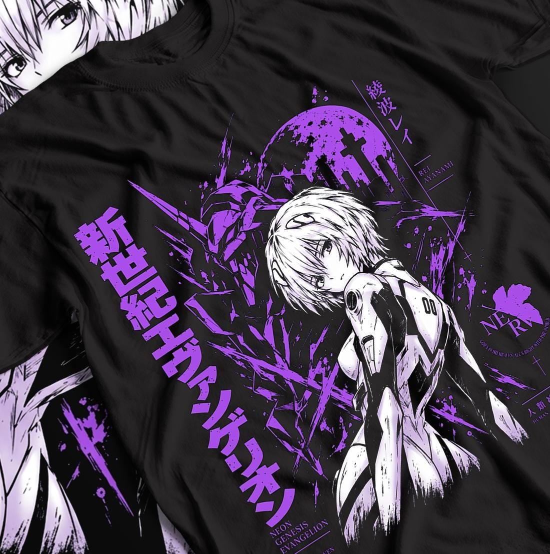 Neon Genesis Tee - Etsy