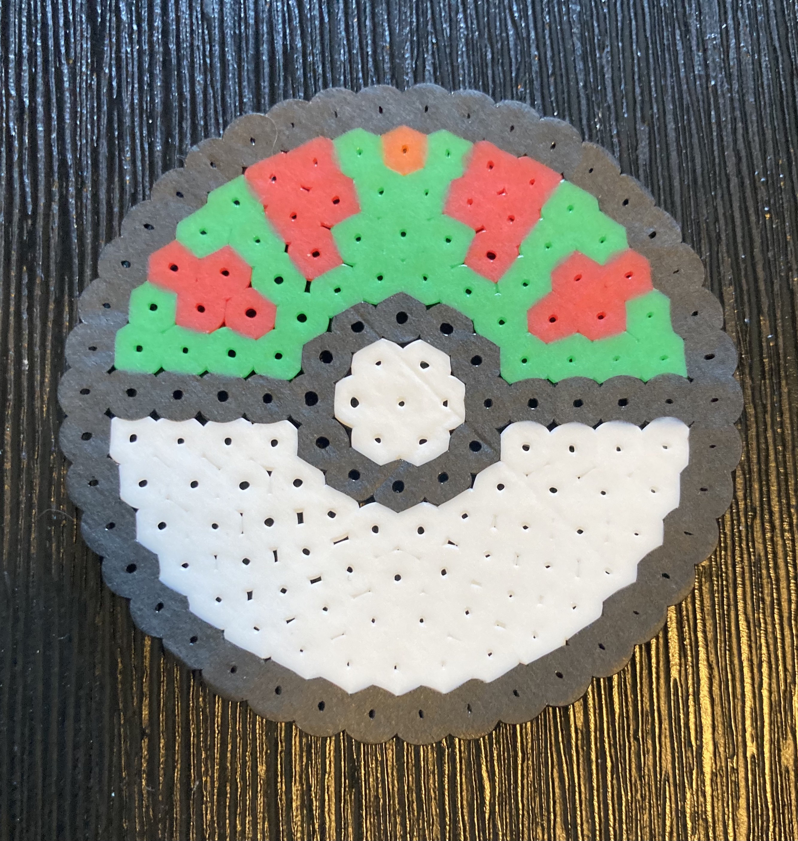 Patterns Pokeballs Hama Beads Alhudapk Com Zebra Perler Bead - Main Image