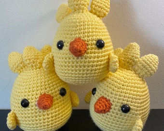 Crochet Chocobo Plushie: Final Fantasy Inspired