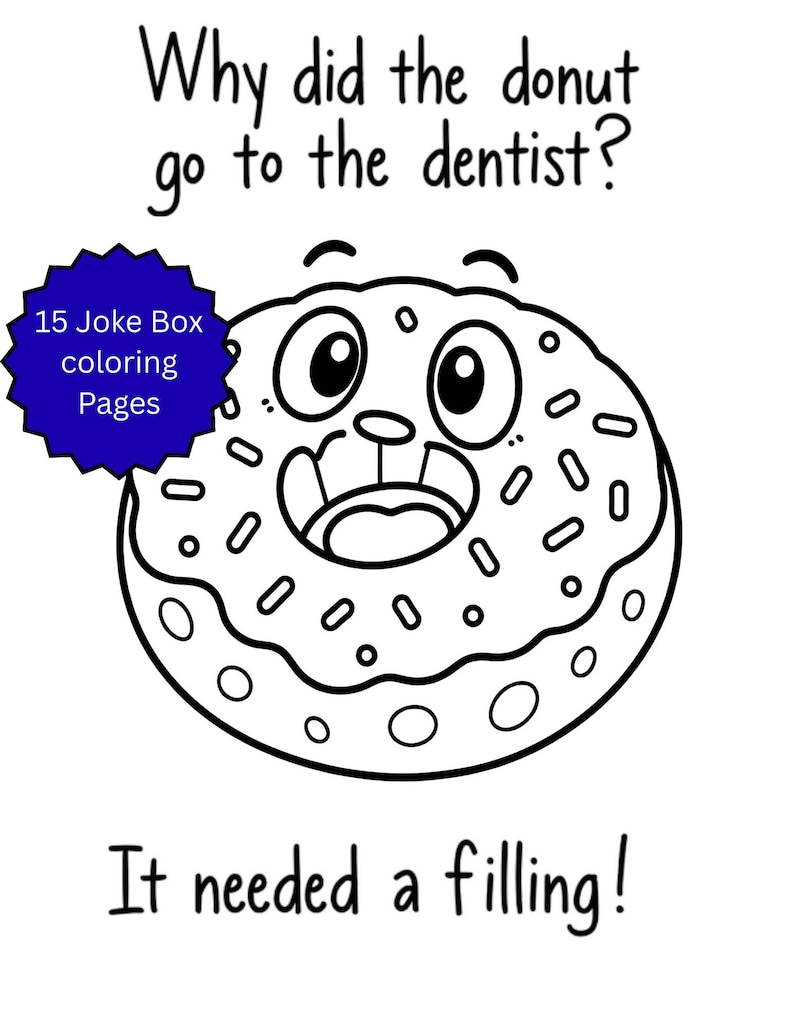 15 Funny Joke Coloring Pages for Kids | Laugh Out Loud Activity Book ...