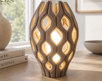Modern designbordslampa, inklusive LED-lampa